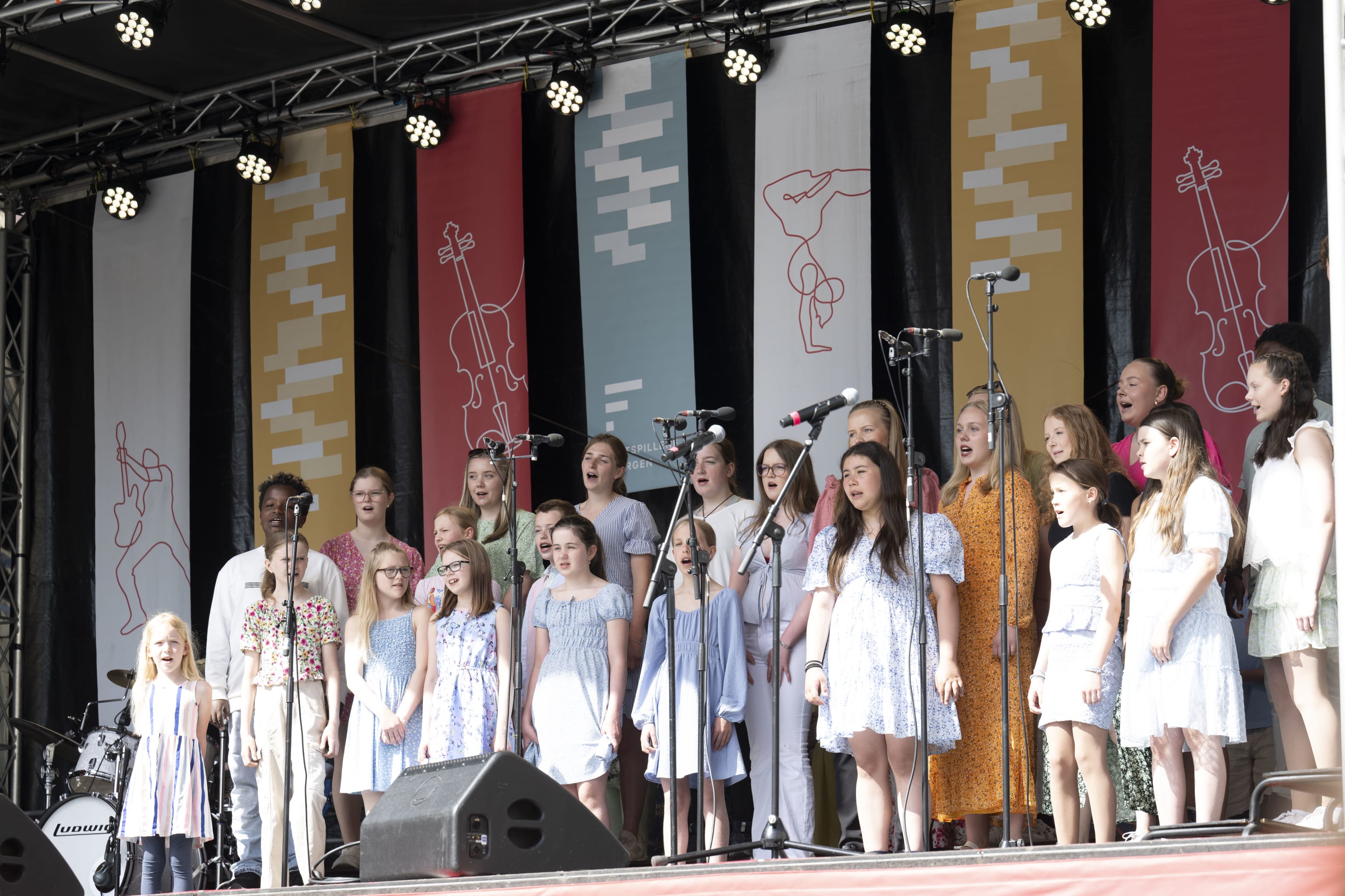 Bergen Barnekorfestivals avslutningskonsert. Foto: Thor Brødreskift